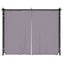 Vidaxl Gazebo With Curtains 3x3 M Anthracite Steel