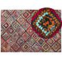 Rag Rug Multicolour Cotton 160 X 230 Cm Braided Bohemian Hand Made Rug