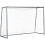 Sportnow 10ft X 6.5ft Football Goal, Football Net For Garden With Ground Stakes, Quick And Simple Set Up