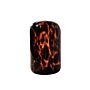 Leopard Print Glass Vase 21.5cm