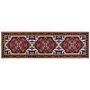 Area Rug Red Polyester 60 X 200 Cm Runner Oriental