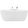 Freestanding Bath White Sanitary Acrylic Oval Single 170 X 80 Cm