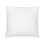 Bed Pillow White Cotton Duck Down And Feathers 80 X 80 Cm Medium Soft