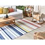 Area Rug Multicolour 160 X 230 Cm Synthetic Material Decorative Tassels