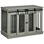 Pawhut Dog Crate Furniture For Large Dogs, Double Dog Cage For Small Dogs