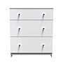 Yarmouth 3 Drawer Deep Chest In White