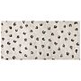 Rug Light Beige Cotton 80 X 150 Cm Rectangular Animal Motif