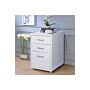 Metal File Cabinet Office Organizer With Wheels