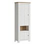 Celesto 2 Door Cabinet In White And Oak