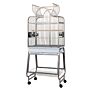 Strong Parrot Cage Villa Bianca Grey 67.7x51.5x154 Cm 93084