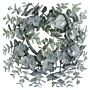 Small Frosted Eucalyptus Candle Wreath