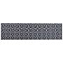 Runner Rug Runner Black And White Polyester 80 X 300 Cm Decorations