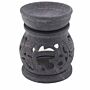 Small Soapstone Oil Burner 8cm - Om