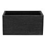 Plant Pot Black Fibre Clay 60 X 29 X 30 Cm Rectangular Planter