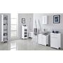 Alaska Wall Cabinet With Mirror White