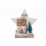 Star & House Scene Ornament 18cm