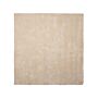 Shaggy Area Rug Beige 200 X 200 Cm Modern High-pile Machine-tufted Square Carpet