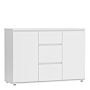 Nova Sideboard - 3 Drawers 2 Doors In White