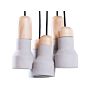 5-light Pendant Cluster Grey Concrete Lamp