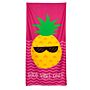 Microfibre Beach Towel - Good Vibes Pineapple