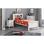 Maine Bookcase Bed Surf White