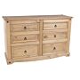 Corona 3+3 Drawer Wide Chest