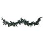 Christmas Garland Green Synthetic Material 180 Cm Pre Lit With Led Lights Seasonal Decor Winter Holiday Greenery