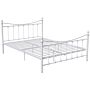 Paris Double Metal Bed, White