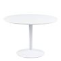 Ibiza Round Dining Table With White Top And White Base