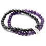 Magnetic Gemstone Bracelet - Amethyst