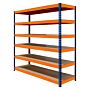 S-rax 6 Shelf Racking - 180cm X 180cm X 60cm