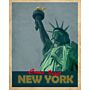 Vintage Metal Sign - Retro Advertising - New York