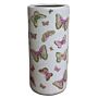 Ceramic Umbrella Stand, Butterfly Design