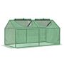 Outsunny Mini Greenhouse, Small Plant Grow House For Outdoor With Durable Pe Cover, Observation Windows, 119 X 60 X 60 Cm, Green