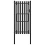 Vidaxl Garden Fence Gate Steel 1x2.5 M Anthracite