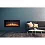 Adam Orlando Inset / Wall Mounted Electric Fire, 42 Inch