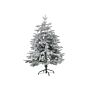 Artificial Christmas Tree White Pvc Metal Base 120 Cm Snowed