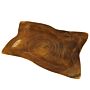 Teak Square Plates Aprox 20cm