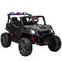 Aiyaplay 24v 2 Seater Kids Electric Car With Remote Control, Suspension System, Slow Start, 3 Speeds, For 3-8 Years, Black