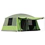 Outsunny Two Room Dome Tent W/ Porch For 4-8 Man, Camping Backpacking Shelter W/ Mesh Windows, Zipped Doors, Lamp Hook & Portable Carry Bag