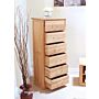 Mobel Oak Tallboy (6 Drawer)