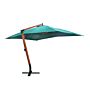 Floating Parasol Melia 300 X 400 Cm Green