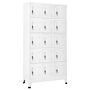 Vidaxl Locker Cabinet Light Grey 90x40x180 Cm Steel