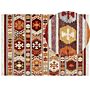 Kilim Area Rug Multicolour Wool And Cotton 160 X 230 Cm Handmade Woven Boho Patchwork Pattern With Tassels