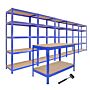 Racking Bundle - Bargain Busting - Boltless 5 Tier Garage Shelves