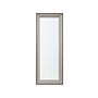 Wall Hanging Mirror Silver 50 X 130 Cm Rectangular Modern Simple