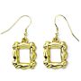 Friends Gold Plated Earrings Frame