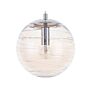 Pendant Lamp Tinted Glass Gold Modern Globe Ceiling Light