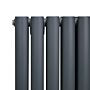 Oval Column Radiator – 600mm X 1020mm – Anthracite Grey