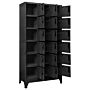 Vidaxl Locker Cabinet Anthracite 90x40x180 Cm Steel